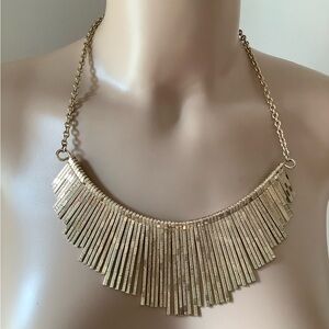 Gold Tone Collar Necklace